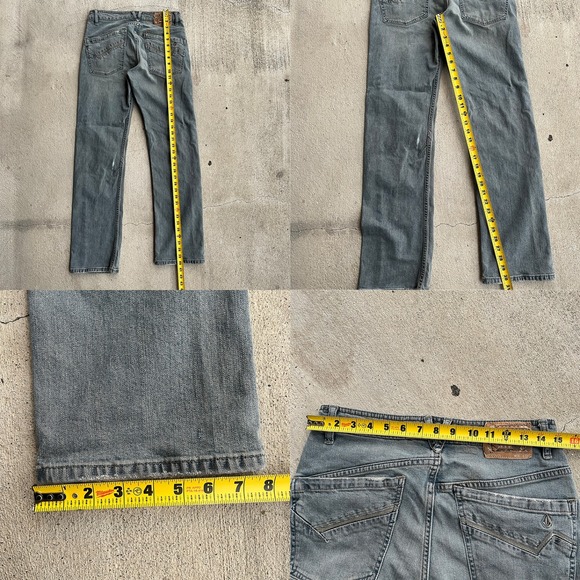 Volcom Jeans Mens Size 30 Relaxed Fit Blue Wash Denim Casual Pants - Picture 5 of 5